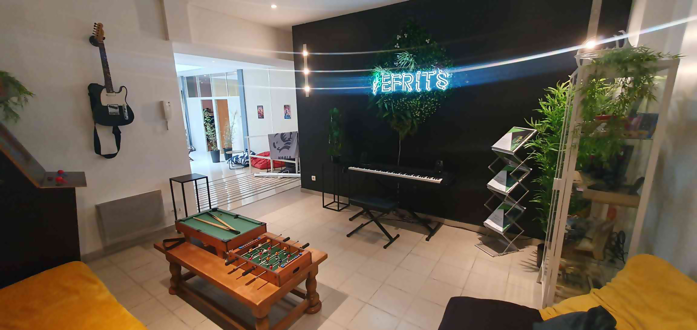 Photo de l'entrée et salle de pause de l'EFRITS